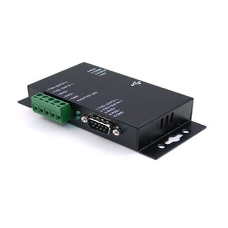 Antaira Industrial USB To 1-Port RS-422/485 Converter *Feature, w/ Surge & Isolation UTS-401BK-SI